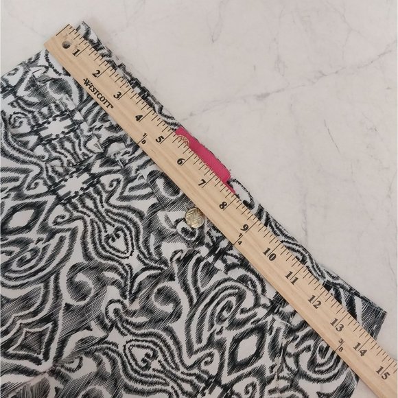 Macbeth Collection by Margaret Joseph Black White Print Pants Women's Sz XS - Picture 11 of 13
